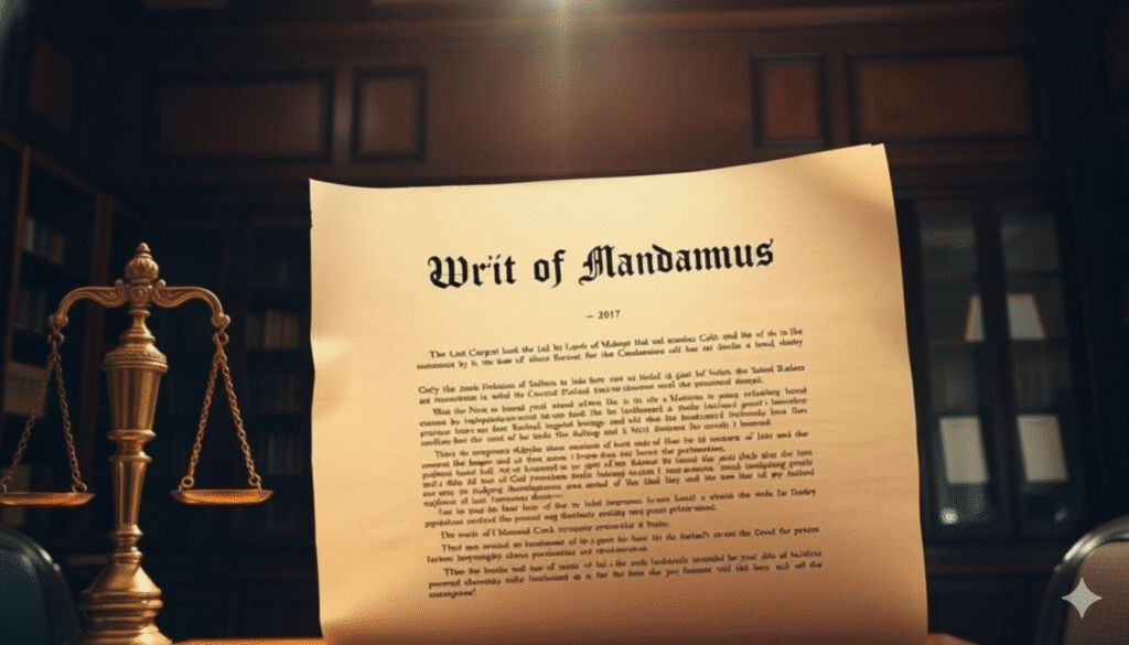 Writ of Mandamus